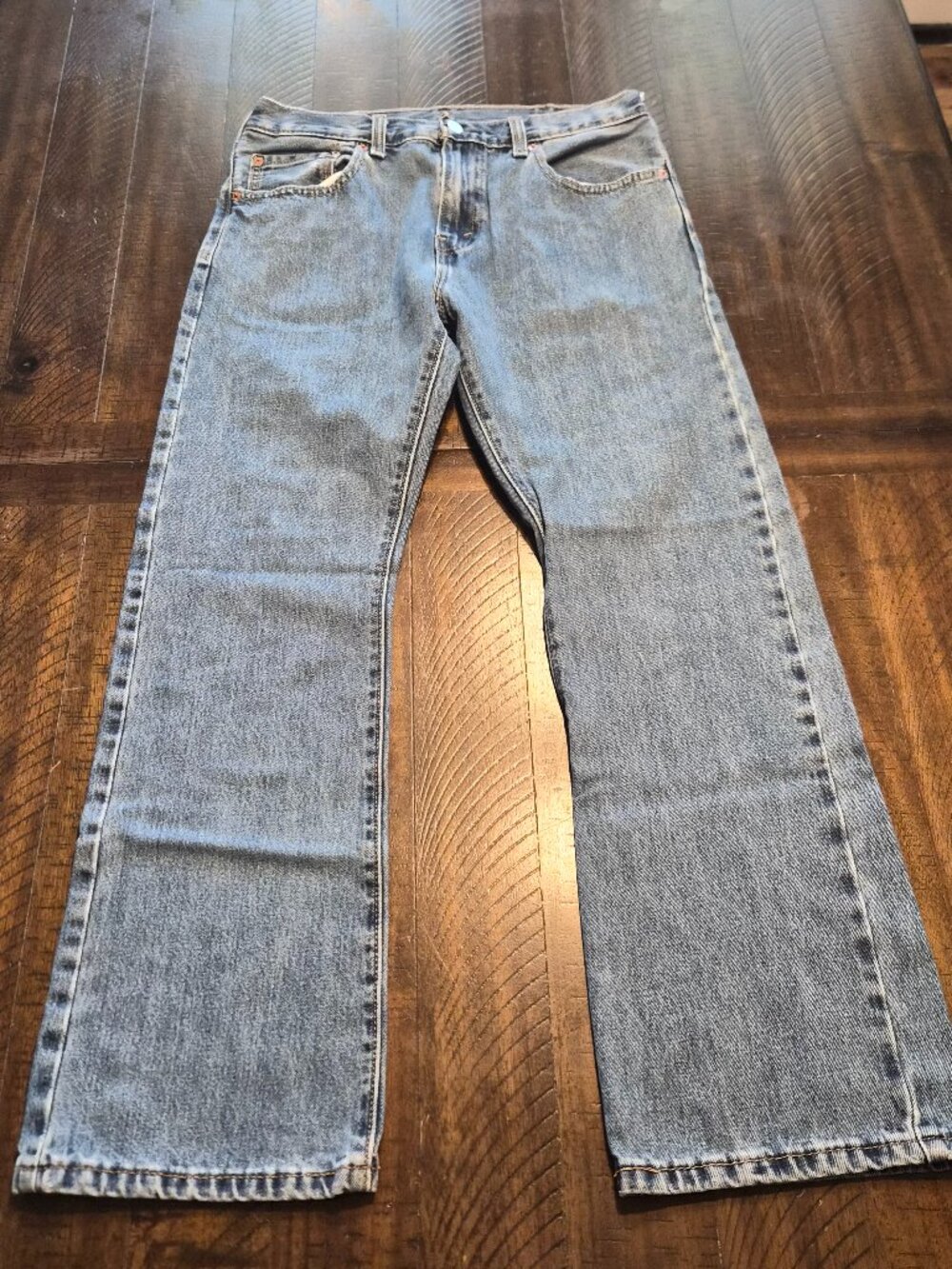 Levi's 517 Bootcut Jeans Men's Size 32x30 Light Wash Blue Denim Red Tab G970
